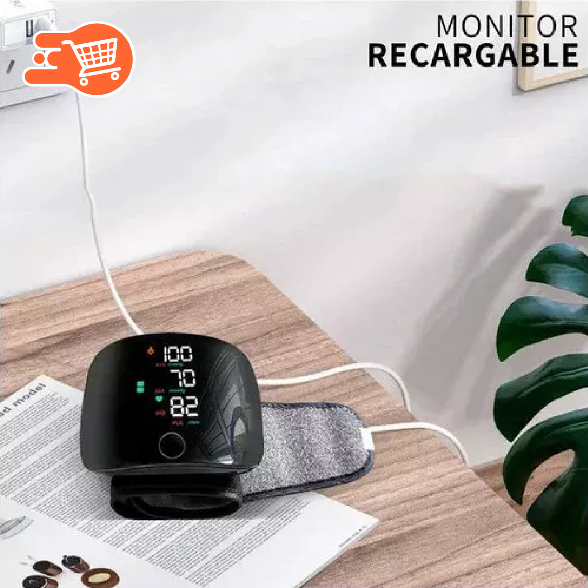 Tensiómetro Digital de Muñeca Recargable